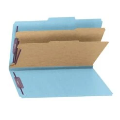 Smead Pressboard Classification Folder, Legal Size, 2 Dividers, Blue, 10/Pack (19030) -Esseltela Shop m004895235 s7