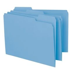 Smead File Folders, 3 Tab, Letter Size, Blue, 100/Box (10239) -Esseltela Shop m004895308 s7