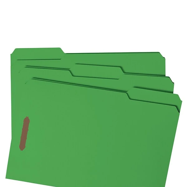 Smead® Fastener File Folder, 2 Fasteners, Reinforced 1/3-Cut Tab, Legal Size, Green, 50/Box (17140) 9 Smead® Fastener File Folder, 2 Fasteners, Reinforced 1/3-Cut Tab, Legal Size, Green, 50/Box (17140) - Image 7