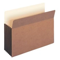 Smead TUFF Redrope File Pockets, 5-1/4" Expansion, Letter Size, Brown, 10/Box (73390) -Esseltela Shop m004896300 s7