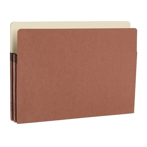 Smead 30% Recycled Reinforced File Pocket, 1 3/4" Expansion, Legal Size, Redrope, 25/Box (1516C) 6 Smead 30% Recycled Reinforced File Pocket, 1 3/4" Expansion, Legal Size, Redrope, 25/Box (1516C) - Image 4
