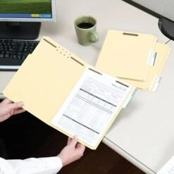 Smead 100% Recycled Classification Folders, Reinforced 1/3-Cut Tab, Letter Size, Manila, 50/Box (14547) -Esseltela Shop m004896647 s7