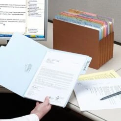 Smead SuperTab File Folders, 1/3 Cut, Letter Size, Multicolor, 100/Box (11961) -Esseltela Shop m004896937 s7