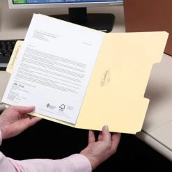 Smead SuperTab File Folder, Oversized 1/3-Cut Tab, Legal Size, Manila, 100/Box (15301) -Esseltela Shop m004896945 s7