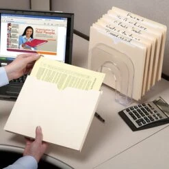 Smead Reinforced File Jacket, 1" Expansion, Letter Size, Manila, 50/Box (75520) -Esseltela Shop m004896973 s7