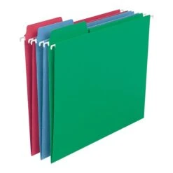 Smead FasTab Hanging File Folders, 1/3 Cut, Letter Size, Multicolor, 18/Box (64053) -Esseltela Shop m004897101 s7