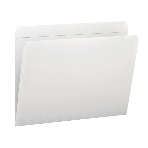 Smead File Folders, 1-Tab, Letter Size, White, 100/Box (12810) 7 Smead File Folders, 1-Tab, Letter Size, White, 100/Box (12810) - Image 5