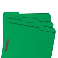 Smead Fastener File Folders, 2 Fasteners, Reinforced 1/3-Cut Tab, Letter Size, Green, 50/Box (12140) -Esseltela Shop m004897212 s7