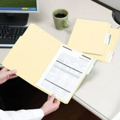 Smead Fastener File Folders, 1 Fastener, Reinforced 1/3-Cut Tab, Legal Size, Manila, 50/Box (19537) -Esseltela Shop m004897238 s7