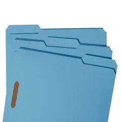 Smead Fastener File Folders, 2 Fasteners, Reinforced 1/3-Cut Tab, Letter Size, Blue, 50/Box (12040) -Esseltela Shop m004897513 s7