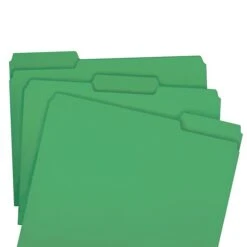 Smead File Folders, Reinforced 1/3-Cut Tab, Letter Size, Green, 100/Box (12134) 11 Smead File Folders, Reinforced 1/3-Cut Tab, Letter Size, Green, 100/Box (12134) -Esseltela Shop m004897732 s7