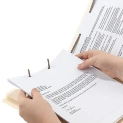 Smead End Tab Heavy Duty Classification Folders, 2" Expansion, Letter Size, 2 Dividers, Manila, 10/Box (26835) -Esseltela Shop m004898585 s7