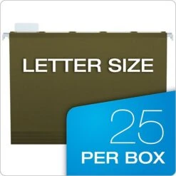 Pendaflex Ready-Tab 5-Tab Reinforced Hanging File Folders, Letter Size, Green, 25/Box (42590) -Esseltela Shop m005167962 s7