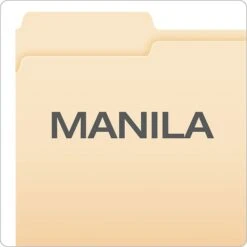 Pendaflex® Double Stuff® 3-Tab File Folder, Letter Size, Manila, 50/Box (ESS54459) -Esseltela Shop m005168089 s7