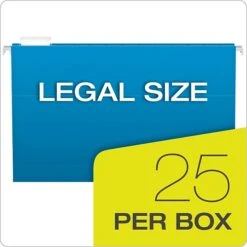 Pendaflex Hanging File Folders, 1/5 Tab, Legal, Assorted Colors, 25/Box (ESS81632) -Esseltela Shop m005168153 s7
