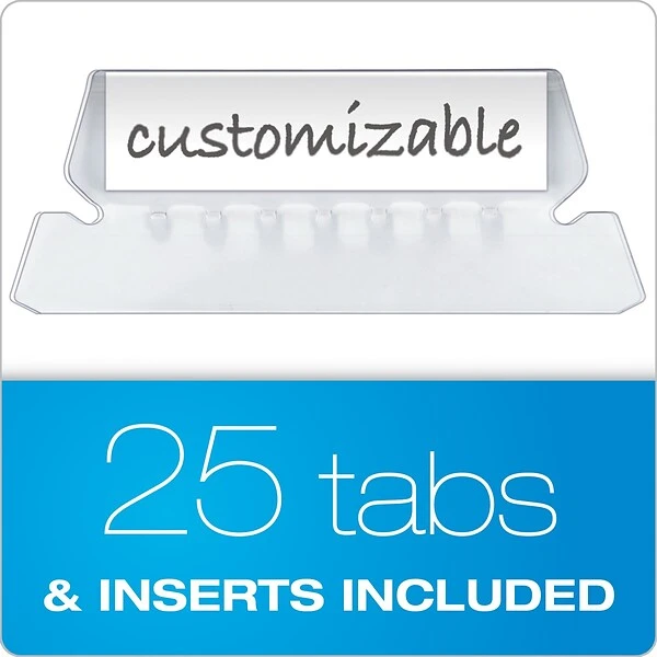 Pendaflex Glow 5-Tab Hanging File Folders, Letter Size, Multicolor, 25/Box (81672) 7 Pendaflex Glow 5-Tab Hanging File Folders, Letter Size, Multicolor, 25/Box (81672) - Image 5