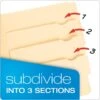 Pendaflex® Divide It Up® 4-Tab File Folder, Letter Size, Manila, 24/Pack (10770) -Esseltela Shop m005168231 s7