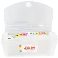 Jam Paper Plastic File Pocket, Check Size, Clear (2163595) -Esseltela Shop m005223419 s7