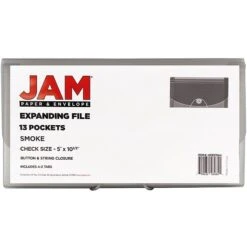 Jam Paper Plastic File Pocket, Check Size, Smoke Gray (221618981) -Esseltela Shop m005223537 s7