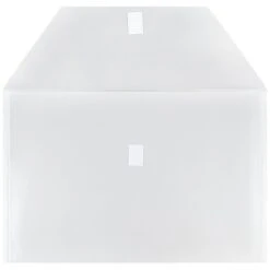 Jam Paper Plastic File Pocket, Legal Size, Clear, 12/Pack (219V0CL)