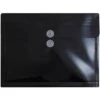 JAM Paper® Plastic Envelopes With Button And String Tie Closure, Letter Booklet, 9.75 X 13, Black, 12/Pack (218B1BL) -Esseltela Shop m005744811 s7