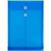 JAM Paper® Plastic Envelopes With Button And String Tie Closure, Legal Open End, 9.75 X 14.5, Blue Poly, 12/pack (119B1BU) -Esseltela Shop m005744981 s7