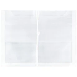 JAM Paper® Plastic Envelope With Elastic Band Closure, 9.75 X 13 With 2.625 Inch Expansion, Clear, Sold Individually (218E25CL)