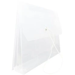 JAM Paper® Plastic Envelope With Elastic Band Closure, 9.75 X 13 With 2.625 Inch Expansion, Clear, Sold Individually (218E25CL) -Esseltela Shop m005745048 s7