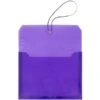 JAM Paper® Plastic Envelope With Elastic Band Closure, 9.75 X 13 With 2.625 Inch Expansion, Purple, Sold Individually (218E25PU) -Esseltela Shop m005745153 s7