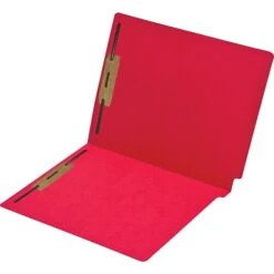 Medical Arts Press® Economy Colored End-Tab Folders; Positions 1 And 3 Fasteners