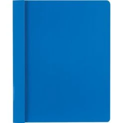 Smead Heavyweight Report Covers With Clear Front, 3-Prong, Letter Size, Blue, 25/Box (87452) -Esseltela Shop s0056437 s7