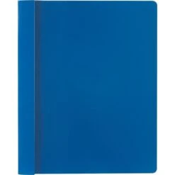 Smead Heavyweight Report Covers With Clear Front, 3-Prong, Letter Size, Dark Blue, 25/Box (87455) -Esseltela Shop s0056440 s7