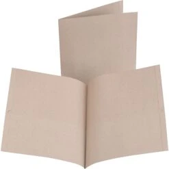 Oxford® Earthwise 2-Pocket School Folder, Natural, 10/Pack (00574)