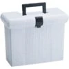 Esselte Portfile Plastic File Box W/ Hinged Lid, Letter Size, Granite (ESS41737) -Esseltela Shop s0184105 s7