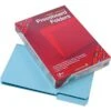 Smead® Pressboard File Folder, 1/3-Cut Tab, 1" Expansion, Legal Size, Blue, 25 Per Box (22530) -Esseltela Shop s0189400 s7