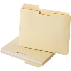 Pendaflex Expanding File Folder Pocket, Manila, Letter Size, 8 1/2" X 11", 3/4" Expansion, 150 Sheet Capacity, 10/Pk