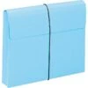 Smead 10% Recycled File Pocket, 2" Expansion, Letter Size, Blue, 10/Box (SMD77203) -Esseltela Shop s0536222 s7