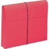 Two Inch Expansion Wallet With String, Letter, Red, 10/BX -Esseltela Shop s0536237 s7