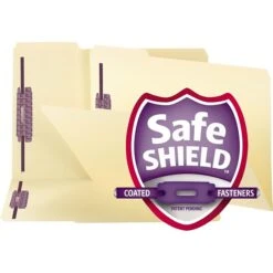 Smead SafeSHIELD® Recycled Reinforced Classification Folder, 3/4" Expansion, Legal Size, Manila, 50/Box (19555) -Esseltela Shop s0540062 s7