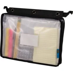 Advantus Mesh Binder Pocket, Black (50904) -Esseltela Shop s0789779 s7