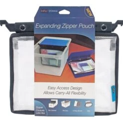 Advantus Mesh Binder Pocket, Black (50904) -Esseltela Shop s0789780 s7