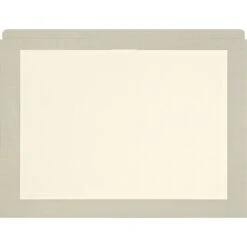 Medical Arts Press® File Pocket, Letter Size, Gray, 100/Box (M11PKY)