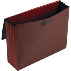 Pendaflex Standard Expanding Wallet With Elastic Closure, Letter, Redrope (1053EL-OX)