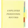 Pendaflex Vertical Personnel Folders, 1/3 Cut Top Tab, Letter, Yellow (ESSSER1YEL) -Esseltela Shop s0867285 s7