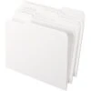 Pendaflex Two-Tone File Folder, 3 Tab, Letter Size, White, 100/Box (PFX 152 1/3 WHI) -Esseltela Shop s0867697 s7