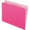 Pendaflex Two-Tone File Folder, Straight Cut, Letter Size, Pink, 100/Box (PFX 152 PIN) -Esseltela Shop s0867708 s7