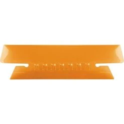 Pendaflex Hanging File Folder Tabs, 1/3 Tab, 3 1/2 Inch, Orange Tab/White Insert, 25/Pack (PFX 42 ORA)