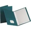 Oxford Twin-Pocket Folders With 3 Fasteners, Letter, 1/2" Capacity, Teal, 25/Bx 2 Oxford Twin-Pocket Folders With 3 Fasteners, Letter, 1/2" Capacity, Teal, 25/Bx -Esseltela Shop s0867836 s7