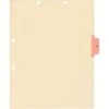 Medical Arts Press® Position 3 Colored Side-Tab Chart Dividers, Lab, Pink -Esseltela Shop s0883002 s7