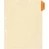 Medical Arts Press® Position 1 Colored Side-Tab Chart Dividers, Progress Notes, Orange -Esseltela Shop s0883005 s7